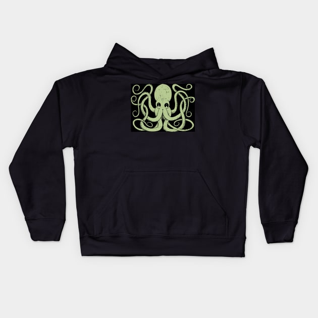 Krake Kids Hoodie by Krakenart